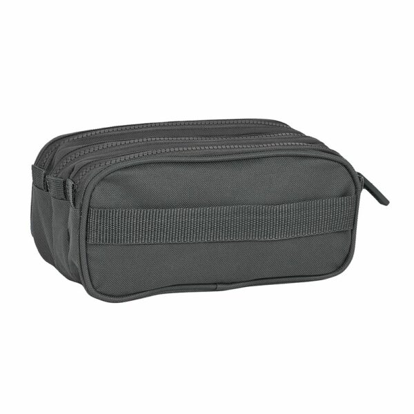 Triple Pencil Case Safta Basic Grey - Image 3