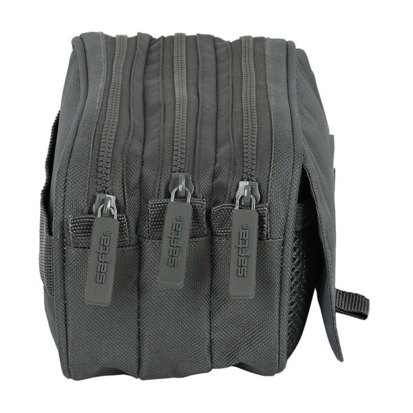 Triple Pencil Case Safta Basic Grey - Image 4