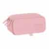 Triple Pencil Case Safta Basic Pink