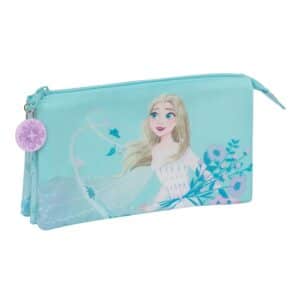 Triple Pencil Case Frozen "Hello Spring"