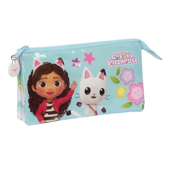 Triple Pencil Case Gabby's Dollhouse