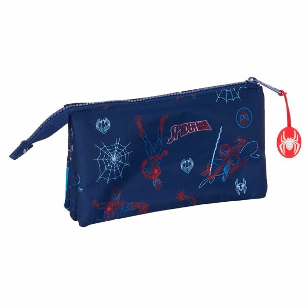 Triple Pencil Case Spider-man "Neon" - Image 3