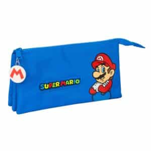 Triple Pencil Case Super Mario Play