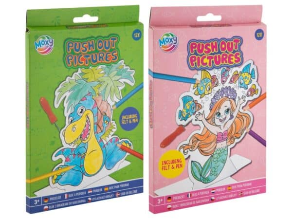 Push-out Pictures, 12 Sheets