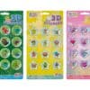 3D Stickers With Glitters