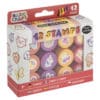 12 Stamps Self-inking, girl designs