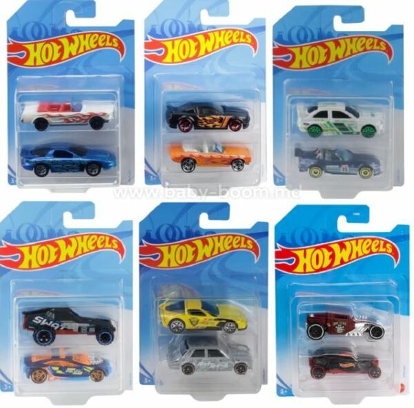 Hot Wheels Basic Car 2 Hot Wheels Cars In 1 Pack - Image 5