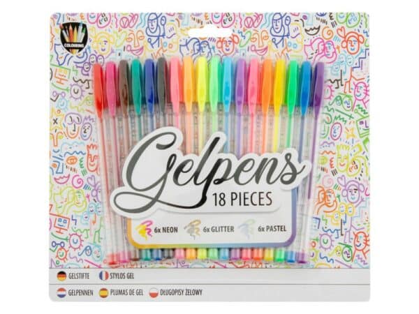 18 Gel Pens