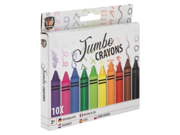 10 Jumbo Crayons