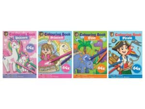 Colouring Book A5, 64 Pages