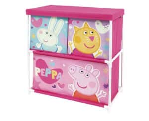 Peppa Pig 3 Drawer Storage Shelf