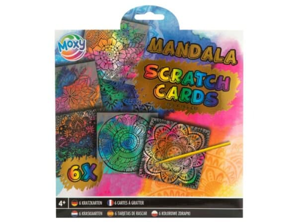 6 Scratch Cards 19.5x19.5cm & Scratch Pen - Image 3