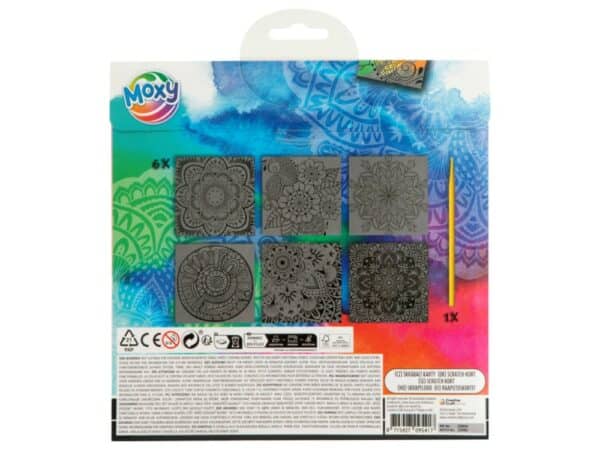 6 Scratch Cards 19.5x19.5cm & Scratch Pen - Image 5