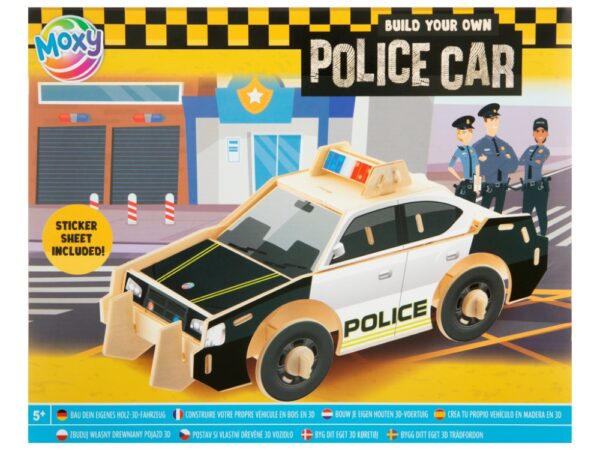 Build Your Own Wooden 3D Vehicle + Stickers - Image 2