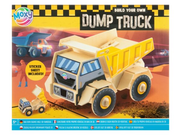 Build Your Own Wooden 3D Vehicle + Stickers - Image 3