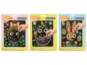 Easter Holographic Dot Sticker Set 22x18cm