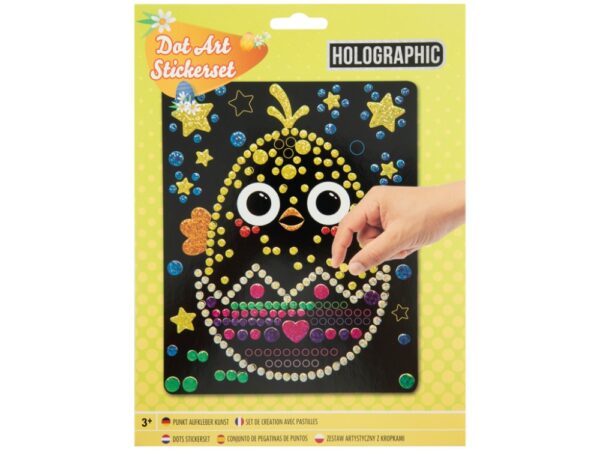 Easter Holographic Dot Sticker Set 22x18cm - Image 3