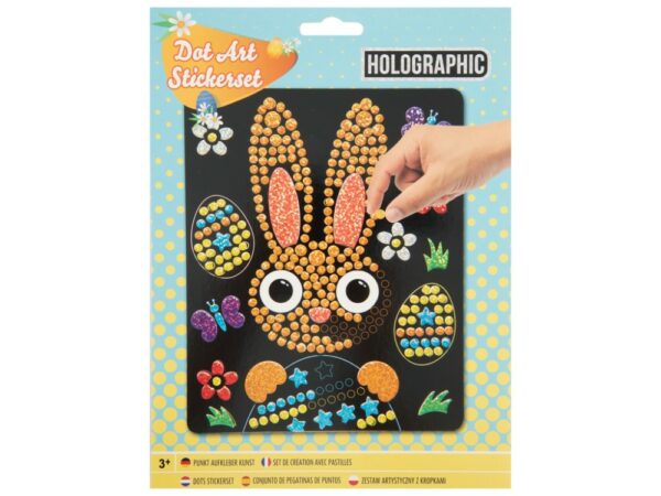 Easter Holographic Dot Sticker Set 22x18cm - Image 4