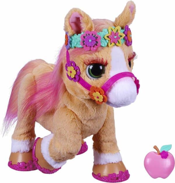 FurReal Friends Cinnamon, My Stylin’ Pony Toy, Electronic Pet - Image 3
