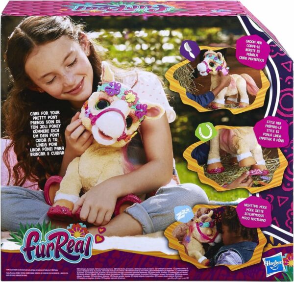 FurReal Friends Cinnamon, My Stylin’ Pony Toy, Electronic Pet - Image 5