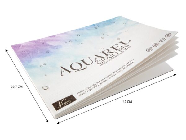 A3 Aquarel Paper Pad, 20 Sheets, 300gsm - Image 3