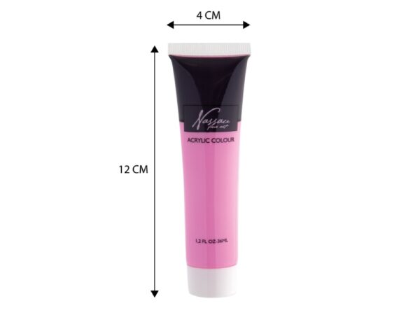 18x 36ml Acrylic Paint, Includes Fluorescent & Metallic Colours - Image 2