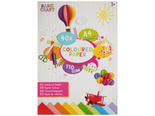 A4 Coloured Paper, 110gsm