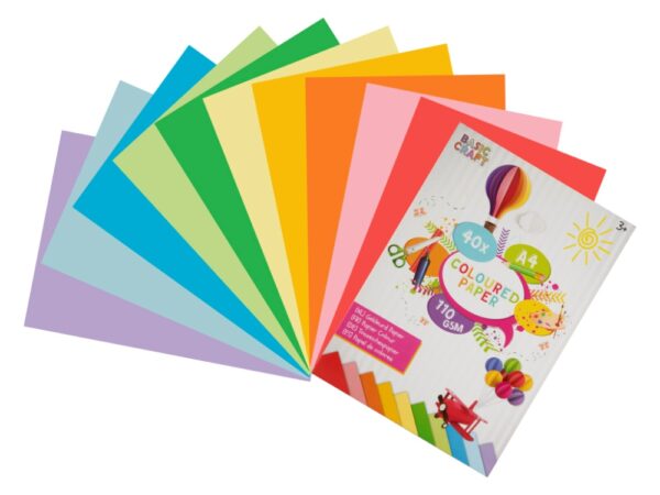 A4 Coloured Paper, 110gsm - Image 2