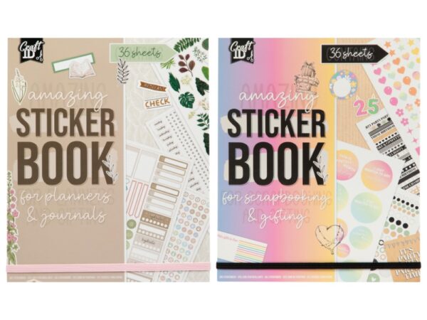 18x22cm Sticker-book, 36 Sheets