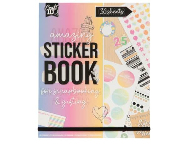 18x22cm Sticker-book, 36 Sheets - Image 3
