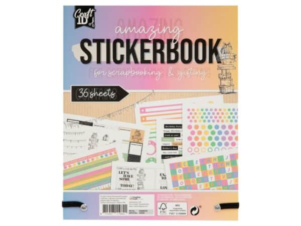 18x22cm Sticker-book, 36 Sheets - Image 5
