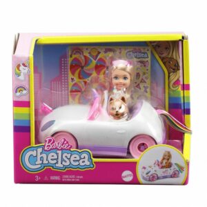 Barbie Chelsea Doll With Car & Mascot