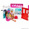 Barbie Ambulance and Hospital Playset, Emergency Vehicle with Lights and Sounds Transforms into Care Clinic, 20 Doll Accessories, One Barbie Vehicle - Image 4