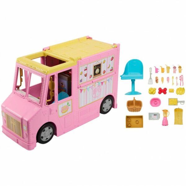 Barbie Set - Lemonade Truck Playset with 25 Pieces