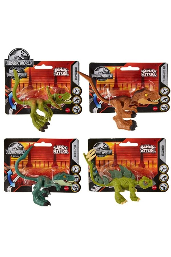 Jurassic World Bendy Biters Dinosaur Figures