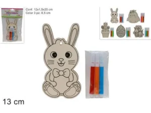 Easter Wooden Crafts with markers set - Assorted