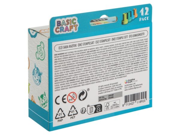 12 Stamps Self-inking, Animal Designs - Image 2
