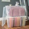 Crystal 110Ltr Plastic Storage Box with Lid - Image 2
