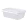Cuisine 2.7L Rectangular Food Box & Lid Clear/Ice White