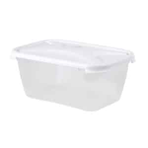 Cuisine 3.6L Rectangular Food Box & Lid Clear/Ice White