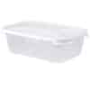 Cuisine 4.5L Rectangular Food Box & Lid Clear/Ice White