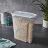 Cuisine 5L Cereal Dispenser Clear/Ice White - Image 3