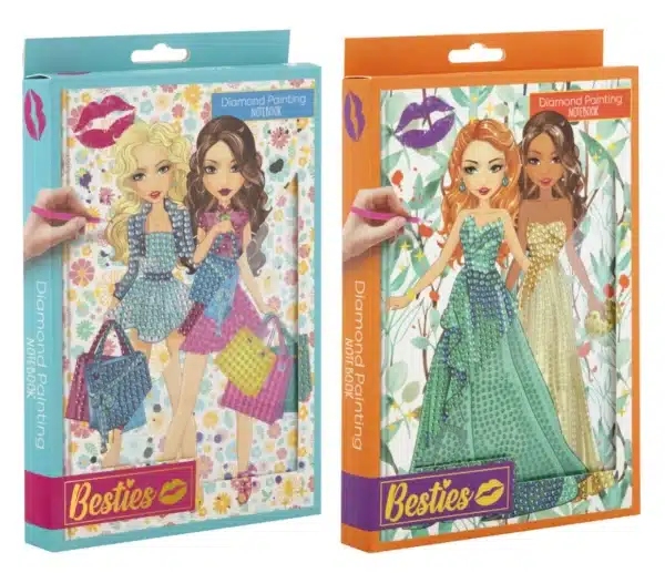 Besties Diamond Painting A5 Hardcover Notebook