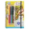 Colour By Number Spiral Bound Colouring Book & Colouring Pencils