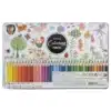36 Colouring Pencils In Tin Box
