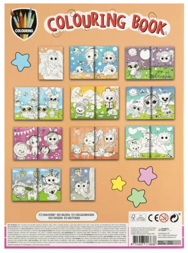 Colouring Book Wobbly Eyes 27x19.5cm, 20 pages - Image 4
