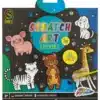 5 Piece Scratch Art Stickers & Scratch Pen - Image 2