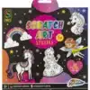 5 Piece Scratch Art Stickers & Scratch Pen - Image 3