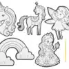 5 Piece Scratch Art Stickers & Scratch Pen - Image 6