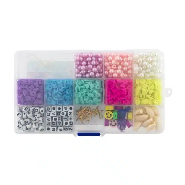 Beads In Storage Box 10x17cm